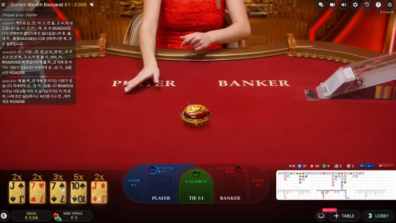 Retrieving data. Wait a few seconds and try to cut or copy again. Le baccarat