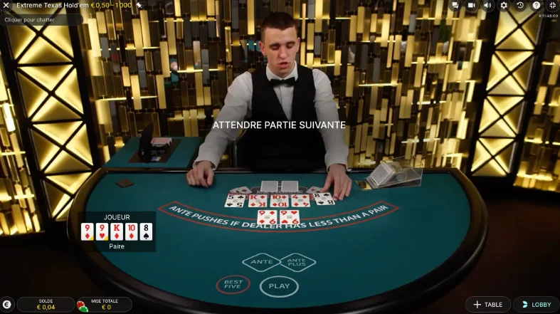 Le poker jeux  Le poker